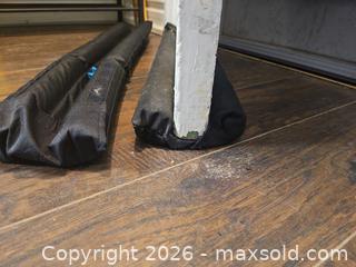 MaxSold Auction: Pair of Black Door Draft Stoppers (24–36 in, Medium) - Toronto (Ontario, Canada) SELLER MANAGED Moving Online Auction - Enfield Avenue