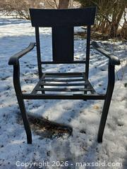 MaxSold Auction: Set of Three Patio Outdoor Chairs with Cushions - Toronto (Ontario, Canada) SELLER MANAGED Moving Online Auction - Enfield Avenue