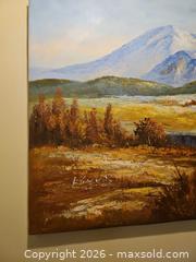 MaxSold Auction: Signed Landscape Painting on Stretched Canvas, Horizontal - Toronto (Ontario, Canada) SELLER MANAGED Moving Online Auction - Enfield Avenue