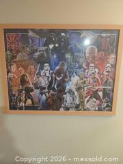 MaxSold Auction: Star Wars Framed Jigsaw Puzzle, Light Wood Frame - Toronto (Ontario, Canada) SELLER MANAGED Moving Online Auction - Enfield Avenue