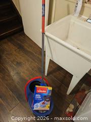 MaxSold Auction: Vileda Spin Mop and Bucket, Blue/Red - Toronto (Ontario, Canada) SELLER MANAGED Moving Online Auction - Enfield Avenue