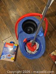 MaxSold Auction: Vileda Spin Mop and Bucket, Blue/Red - Toronto (Ontario, Canada) SELLER MANAGED Moving Online Auction - Enfield Avenue