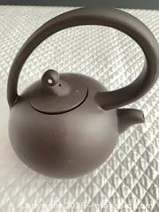 MaxSold Auction: Funky Small Brown Teapot with Removable Lid - Phoenixville (Pennsylvania, USA) SELLER MANAGED Estate Sale Online Auction - Vanderslice Street