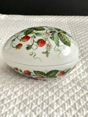 MaxSold Auction: LIMOGE Strawberry Motif Egg Trinket Box - Phoenixville (Pennsylvania, USA) SELLER MANAGED Estate Sale Online Auction - Vanderslice Street