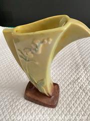 MaxSold Auction: Roseville Pottery Floral Relief Art Deco Vase - Phoenixville (Pennsylvania, USA) SELLER MANAGED Estate Sale Online Auction - Vanderslice Street