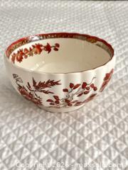 MaxSold Auction: Spode Porcelain Red, White & Gilded Delicate Bowl - Phoenixville (Pennsylvania, USA) SELLER MANAGED Estate Sale Online Auction - Vanderslice Street