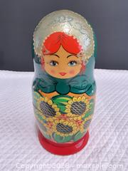 MaxSold Auction: Vintage Hand-Painted Wooden Matryoshka Nesting Dolls, Set of 6 - Phoenixville (Pennsylvania, USA) SELLER MANAGED Estate Sale Online Auction - Vanderslice Street