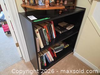 MaxSold Auction: 3-Tier Particleboard Bookshelf with Mixed Books B - Ottawa (Ontario, Canada) PARTNER MANAGED Downsizing Online Auction - Topley Crescent
