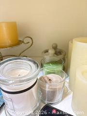 MaxSold Auction: Assorted Decorative Candles, Candle Warmer & Glass Paperweight A - Ottawa (Ontario, Canada) PARTNER MANAGED Downsizing Online Auction - Topley Crescent