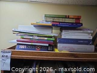 MaxSold Auction: Assorted English Books: Mystery, Literary & Cookbooks B - Ottawa (Ontario, Canada) PARTNER MANAGED Downsizing Online Auction - Topley Crescent