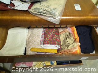 MaxSold Auction: Assorted Linens & Sewing Fabrics Lot B - Ottawa (Ontario, Canada) PARTNER MANAGED Downsizing Online Auction - Topley Crescent