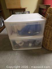 MaxSold Auction: Assorted Yarn Skeins, Partial Projects and Storage Baskets B - Ottawa (Ontario, Canada) PARTNER MANAGED Downsizing Online Auction - Topley Crescent