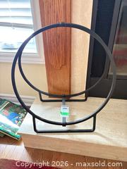 MaxSold Auction: Black Metal Modern/Minimal Firewood Holder / Log Rack A - Ottawa (Ontario, Canada) PARTNER MANAGED Downsizing Online Auction - Topley Crescent