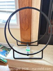 MaxSold Auction: Black Metal Modern/Minimal Firewood Holder / Log Rack A - Ottawa (Ontario, Canada) PARTNER MANAGED Downsizing Online Auction - Topley Crescent