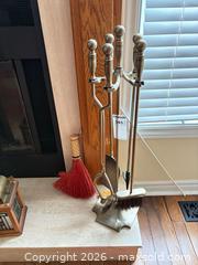 MaxSold Auction: Brass-Tone Fireplace Tool Set, Approx. A - Ottawa (Ontario, Canada) PARTNER MANAGED Downsizing Online Auction - Topley Crescent