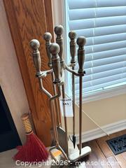 MaxSold Auction: Brass-Tone Fireplace Tool Set, Approx. A - Ottawa (Ontario, Canada) PARTNER MANAGED Downsizing Online Auction - Topley Crescent