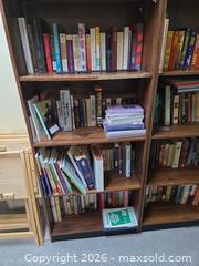 MaxSold Auction: Brown Laminate 5-Shelf Bookcase C - Ottawa (Ontario, Canada) PARTNER MANAGED Downsizing Online Auction - Topley Crescent