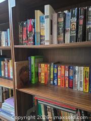 MaxSold Auction: Brown Wood Grain Engineered Wood Bookshelf C - Ottawa (Ontario, Canada) PARTNER MANAGED Downsizing Online Auction - Topley Crescent