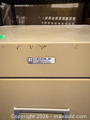 MaxSold Auction: Cole (Litton) Metal Vertical File Cabinet, 2-Drawer  A - Ottawa (Ontario, Canada) PARTNER MANAGED Downsizing Online Auction - Topley Crescent