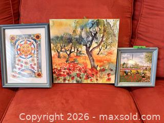MaxSold Auction: Cross-Stitch & Gallery Canvas Prints — Windmill, Tulips, Poppies - Ottawa (Ontario, Canada) PARTNER MANAGED Downsizing Online Auction - Topley Crescent