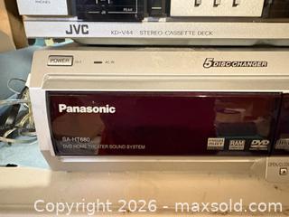 MaxSold Auction: DVD Home Theater Receiver Panasonic SA-HT680 & JVC KD-V44 A - Ottawa (Ontario, Canada) PARTNER MANAGED Downsizing Online Auction - Topley Crescent