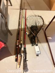 MaxSold Auction: Fishing Rod and Fishing Net A - Ottawa (Ontario, Canada) PARTNER MANAGED Downsizing Online Auction - Topley Crescent