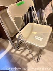 MaxSold Auction: Folding Chair with Plastic Seat and Metal Frame B - Ottawa (Ontario, Canada) PARTNER MANAGED Downsizing Online Auction - Topley Crescent