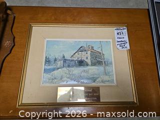 MaxSold Auction: Framed Signed James Lorimer Keirstead Enhanced Print A - Ottawa (Ontario, Canada) PARTNER MANAGED Downsizing Online Auction - Topley Crescent