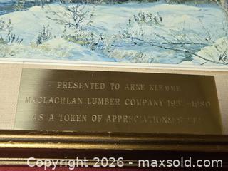 MaxSold Auction: Framed Signed James Lorimer Keirstead Enhanced Print A - Ottawa (Ontario, Canada) PARTNER MANAGED Downsizing Online Auction - Topley Crescent