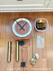 MaxSold Auction: Kieninger Wall Clock — Mechanical Weight-Driven, Mid-Century A - Ottawa (Ontario, Canada) PARTNER MANAGED Downsizing Online Auction - Topley Crescent