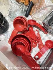 MaxSold Auction: Kitchen Gadgets & Utensils Lot — Measuring Cups, Spoons, Grater B - Ottawa (Ontario, Canada) PARTNER MANAGED Downsizing Online Auction - Topley Crescent