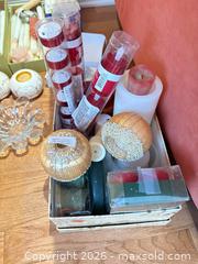 MaxSold Auction: Lot: Candles, Candle Holders, Decorative Glass Dish, Tea Light Holders, Lantern B - Ottawa (Ontario, Canada) PARTNER MANAGED Downsizing Online Auction - Topley Crescent