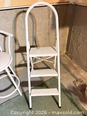 MaxSold Auction: Lot of 2: Bar Stool and Step Stool B - Ottawa (Ontario, Canada) PARTNER MANAGED Downsizing Online Auction - Topley Crescent