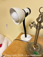 MaxSold Auction: Lot of Three Table Lamps - Plastic, Glass & Metal - Ottawa (Ontario, Canada) PARTNER MANAGED Downsizing Online Auction - Topley Crescent