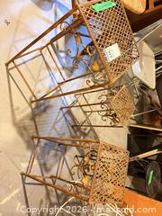 MaxSold Auction: Metal Plant/Display Stand with Ornate Scrollwork B - Ottawa (Ontario, Canada) PARTNER MANAGED Downsizing Online Auction - Topley Crescent