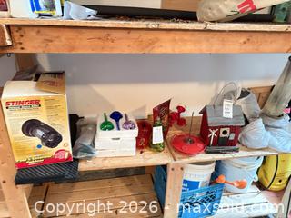 MaxSold Auction: Mixed Garden Set: 3 Glass Watering Globes & Plastic Hummingbird Feeder B - Ottawa (Ontario, Canada) PARTNER MANAGED Downsizing Online Auction - Topley Crescent