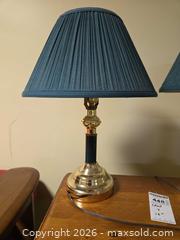 MaxSold Auction: Pair of Table Lamps with Pleated Fabric Shades,  - Ottawa (Ontario, Canada) PARTNER MANAGED Downsizing Online Auction - Topley Crescent