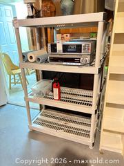 MaxSold Auction: Plastic Resin 4-Shelf Shelving Unit B - Ottawa (Ontario, Canada) PARTNER MANAGED Downsizing Online Auction - Topley Crescent