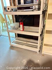 MaxSold Auction: Plastic Resin 4-Shelf Shelving Unit B - Ottawa (Ontario, Canada) PARTNER MANAGED Downsizing Online Auction - Topley Crescent