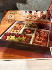 MaxSold Auction: Servingware, Punch Bowl, Tiered Server & Tray Set B - Ottawa (Ontario, Canada) PARTNER MANAGED Downsizing Online Auction - Topley Crescent