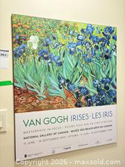 MaxSold Auction: Set of 2 Posters: Van Gogh Irises & Cézanne En Provence, A - Ottawa (Ontario, Canada) PARTNER MANAGED Downsizing Online Auction - Topley Crescent