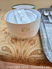 MaxSold Auction: Silver-Plated & Stainless Serving Tray with Flatware & Utensils A - Ottawa (Ontario, Canada) PARTNER MANAGED Downsizing Online Auction - Topley Crescent