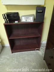 MaxSold Auction: Small 2-Shelf Bookcase / Bookshelf A - Ottawa (Ontario, Canada) PARTNER MANAGED Downsizing Online Auction - Topley Crescent
