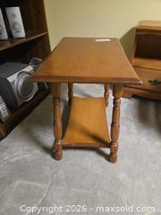 MaxSold Auction: Solid Wood Honey Traditional Nightstand and Side Table Set B - Ottawa (Ontario, Canada) PARTNER MANAGED Downsizing Online Auction - Topley Crescent