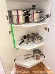 MaxSold Auction: Stainless Steel Cookware Set,  Silver B - Ottawa (Ontario, Canada) PARTNER MANAGED Downsizing Online Auction - Topley Crescent