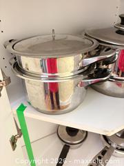 MaxSold Auction: Stainless Steel Cookware Set,  Silver B - Ottawa (Ontario, Canada) PARTNER MANAGED Downsizing Online Auction - Topley Crescent