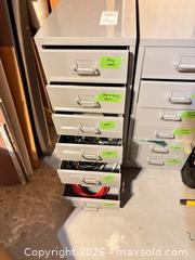 MaxSold Auction: Steel Metal Storage Cabinet - 6-Drawer Compact Bench-Top B - Ottawa (Ontario, Canada) PARTNER MANAGED Downsizing Online Auction - Topley Crescent