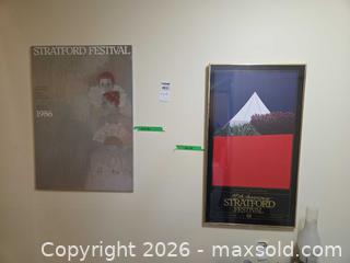 MaxSold Auction: Stratford Festival Theatre Poster (Portrait) A - Ottawa (Ontario, Canada) PARTNER MANAGED Downsizing Online Auction - Topley Crescent