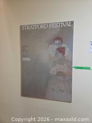 MaxSold Auction: Stratford Festival Theatre Poster (Portrait) A - Ottawa (Ontario, Canada) PARTNER MANAGED Downsizing Online Auction - Topley Crescent