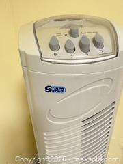 MaxSold Auction: Super Tower Ceramic Space Heater Fan - Oscillating, Adjustable Settings A - Ottawa (Ontario, Canada) PARTNER MANAGED Downsizing Online Auction - Topley Crescent